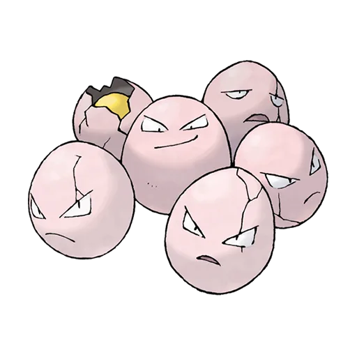 #7 Exeggcute — Most Passed Pokémon